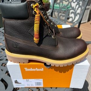 Timberland premium 6in brown leather